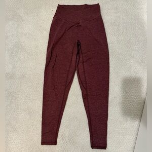 P'tula Bare Warmth 26” Burgundy Leggings, Size M